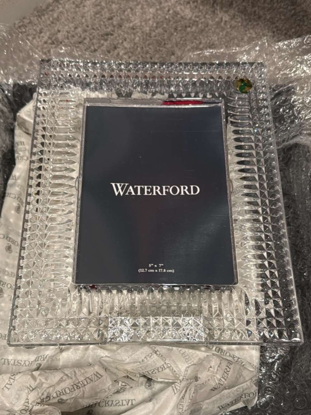 Waterford Lismore Diamond Photo frame